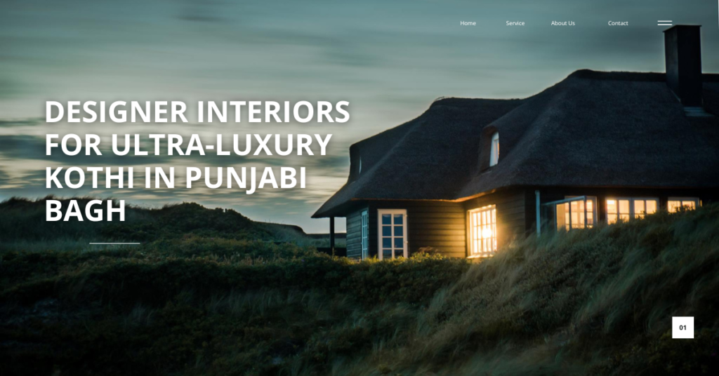 Designer interiors for ultra-luxury kothi in Punjabi Bagh